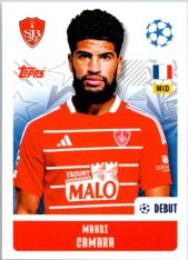 2024-25 Topps Champions League 375 Mahdi Camara (Stade Brestois 29)