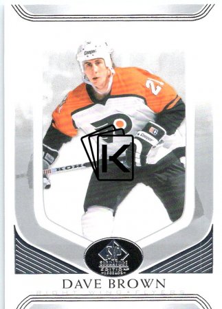 Hokejová karta 2020-21 Upper Deck SP Legends Signature Edition 151 Dave Brown - Philadelphia Flyers