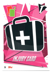 fotbalová kartička Topps Match Attax Champions League 2020-21 T4 Injury card
