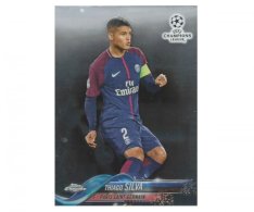 Fotbalová kartička Topps Chrome 2017-18 Champions League Thiago Silva PSG