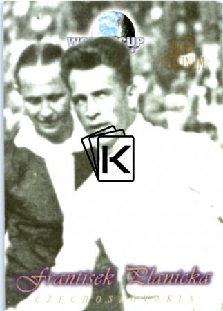 Fotbalová kartička 1998 Futera Platinum 35 František Plánička