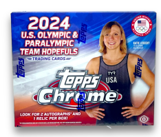 2024 Topps Chrome U.S. Olympic Games Hobby Box