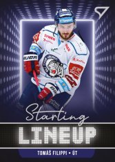 hokejová kartička 2021-22 SportZoo Tipsport Extraliga Serie 2 Starting Line Up SLU-11 Tomáš Filippi HC Bílí Tygři Liberec