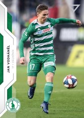 fotbalová kartička SportZoo 2020-21 Fortuna Liga Base 47 Jan Vodháněl Bohemians Praha 1905