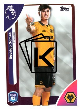 fotbalová kartička 2025-26 Topps  Premier League 299 Rodrigo Gomes (Wolverhampton Wanderers)