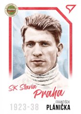 fotbalová kartička 2023 Sportzoo Dekády P-001 FRANTIŠEK PLÁNIČKA SK Slavia Praha