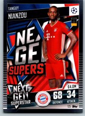 fotbalová kartička 2020-21 Topps Match Attax 101 Champions League  Next Gen Superstar 125 Tanguy Nianzou FC Bayern München