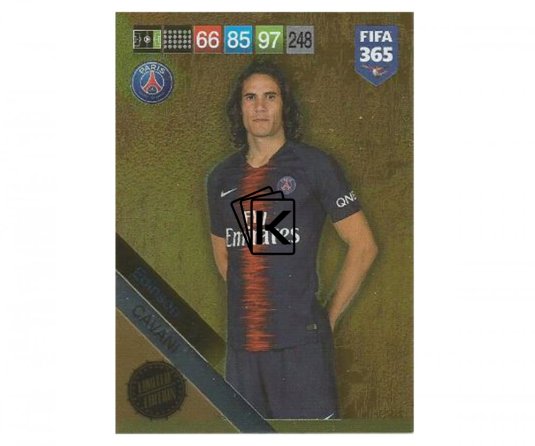 Fotbalová kartička Panini FIFA 365 – 2019 Limited Edition Edinson Cavani PSG