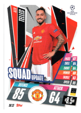 fotbalová kartička 2020-21 Topps Match Attax Champions League Extra Squad Update SU12 Alex Telles Manchester United