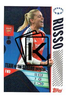 2025-26 Topps Champions League 2024/25 UEFA Women's Champions League Team of the Season 24 Alessia Russo (Arsenal)