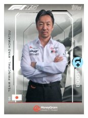2025 Topps Turbo Attax F1 Moneygram Haas  66  Ayao Komatsu