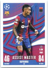 2023-24 Topps Match Attax EXTRA UEFA Club Competition Assist Master 141 Raphina (FC Barcelona)