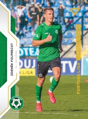 fotbalová kartička SportZoo 2020-21 Fortuna Liga Gold Limited 18 Zdeněk Folprecht 1.FK Příbram