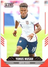 2021-22 Panini Score FIFA 45 Yunus Musah - United States