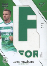 2021-22 SportZoo Fortuna Liga Unique Mark UM-JP Jakub Považanec F:L Logo 1/3 FK Jablonec