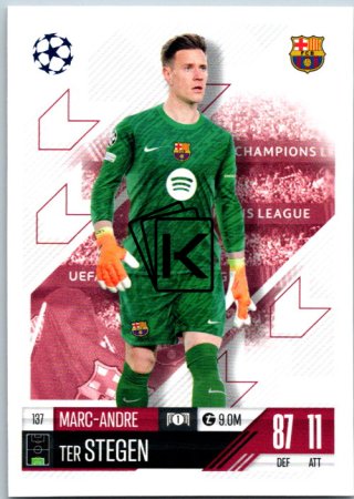 fotbalová kartička 2024-25 Topps Match Attax UEFA Club Competitions  137 Marc-Andre ter Stegen (FC Barcelona)
