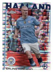 fotbalová kartička 2024-25 Topps Chrome parallel 9 - Erling Haaland