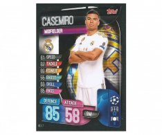 Fotbalová kartička 2019-2020  Topps Champions League Match Attax - Real Madrid CF -  Casemiro 7