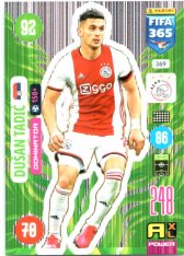 fotbalová karta Panini Adrenalyn XL FIFA 365 2021 Dominator 369 Dušan Tadić AFC Ajax