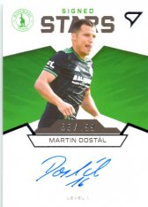 fotbalová kartička 2021-22 SportZoo Fortuna Liga Signed Stars S1-MD Martin Dostál Bohemians Praha /199