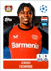 2024-25 Topps Champions League 104 Jeremie Frimpong (Bayer 04 Leverkusen)