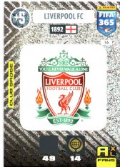 fotbalová karta Panini Adrenalyn XL FIFA 365 2021 Logo 16 Liverpool FC