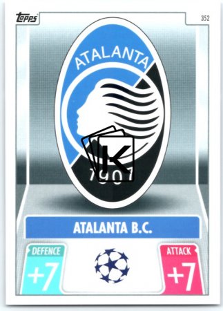 fotbalová kartička 2021-22 Topps Match Attax UEFA Champions League 352 Atalanta B.C. Logo