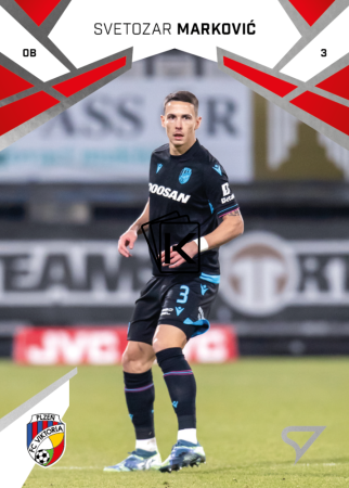 Fotbalová kartička 2024-25 SportZoo Chance Liga Serie 2 FC Viktoria Plzeň 225 S. MARKOVIĆ