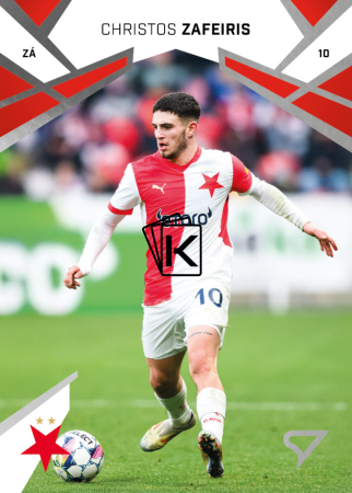 Fotbalová kartička 2024-25 SportZoo Chance Liga Serie 2 SK Slavia Praha 216 CHRISTOS ZAFEIRIS