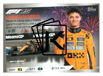 2025 Topps Turbo Attax F1 McLaren  Epic Moments  100 Lando Norris