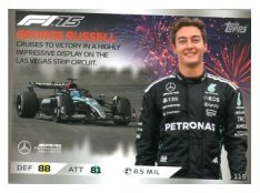 2025 Topps Turbo Attax F1 Mercedes AMG Epic Moments  115 George Russell