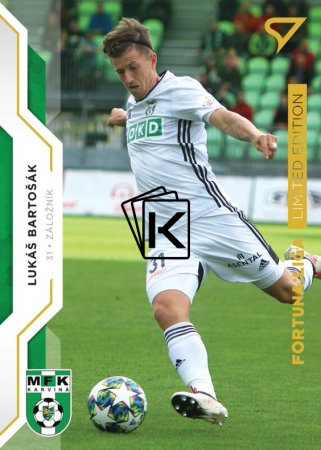 fotbalová kartička SportZoo 2020-21 Fortuna Liga Gold Limited 161 Lukáš Bartošák MFK Karviná /99