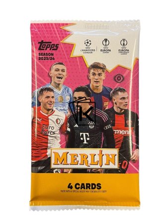 2023-24 Topps Merlin UEFA Club Competitions Hobby Balíček