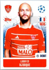 2024-25 Topps Champions League 378 Ludovic Ajorque (Stade Brestois 29)