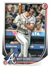 Baseballová karta 2025 Bowman 98 Matt Olson, Atlanta Braves