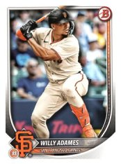 Baseballová karta 2025 Bowman 60 Willy Adames, San Francisco Giants