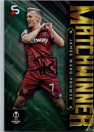 Fotbalová kartička 2023-24 Topps Superstars UEFA Club Competitions Matchwinner MW-28 James Ward-Prowse (West Ham United FC)