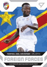 fotbalová kartička 2021-22 SportZoo Fortuna Liga Foreign Forces FF14 Ngandu Joel Kayamba FC Viktoria Plzeň