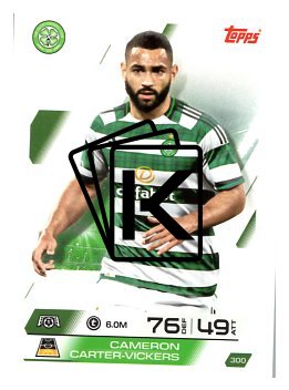 fotbalová kartička 2025-26 Topps Match Attax UCC 300 Cameron Carter-Vickers (Celtic FC)