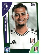 fotbalová kartička 2025-26 Topps  Premier League 153 Andreas Pereira (Fulham)