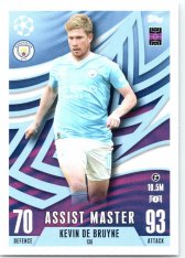 2023-24 Topps Match Attax EXTRA UEFA Club Competition Assist Master 136 Kevin De Bruyne (Manchester City)