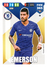 Fotbalová kartička Panini Adrenalyn XL FIFA 365 - 2020 Team Mate 20 Emerson FC Chelsea