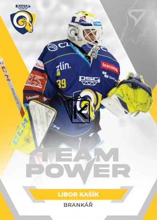 hokejová kartička 2021-22 SportZoo Tipsport Extraliga Team Power TP-37 Libor Kašík PSG Berani Zlín