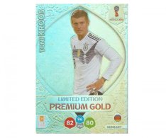 Fotbalová kartička Panini Adrenalynl XL World Cup Russia 2018 Limited Edition Premium Gold Toni Kroos
