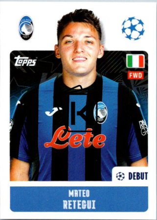 2024-25 Topps Champions League 87 Mateo Retegui (Atalanta BC)