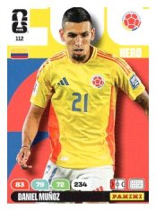 fotbalová kartička World Cup 2026 Adrenalyn XL 112 Daniel Munoz (Colombia)
