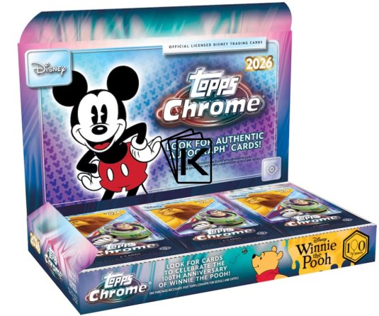 2026 Topps Chrome Disney Hobby Box