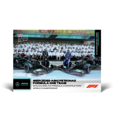 kartička Formule 1 Topps Now 2021 86 Mercedes Constructor Championship
