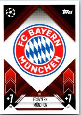 fotbalová kartička 2024-25 Topps Match Attax UEFA Club Competitions 208 Team Badge (FC Bayern München)