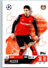 fotbalová kartička 2024-25 Topps Match Attax UEFA Club Competitions 206 Adam Hložek (Bayer 04 Leverkusen)